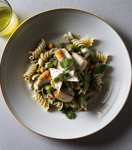 Pasta Salad With Chicken & Artichokes recipe image