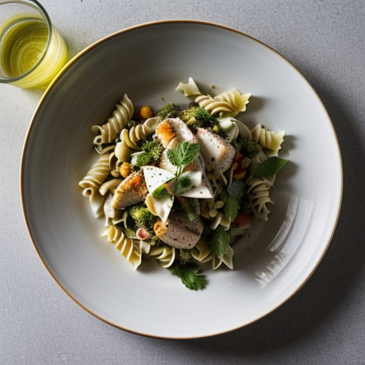 Pasta Salad With Chicken & Artichokes recipe image