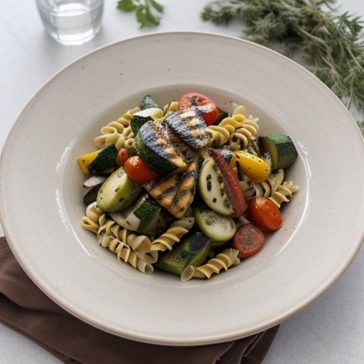 Pasta Salad With Grilled Vegetables recipe image