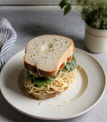 Pasta Sandwich recipe image