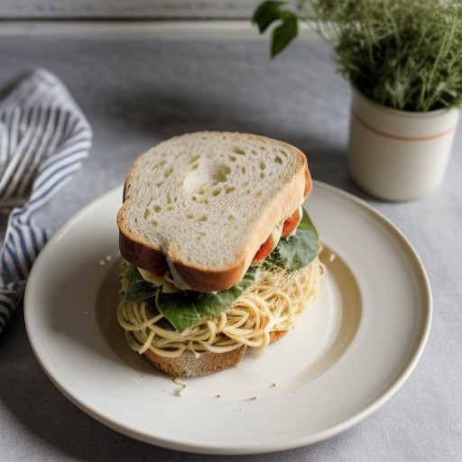 Pasta Sandwich recipe image