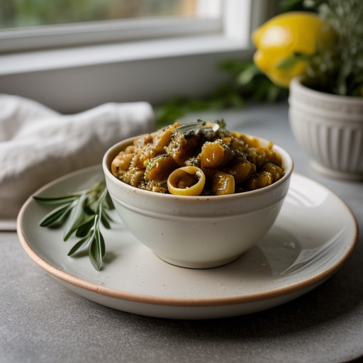 Pasta Sauce With Lemon and Garlic recipe image