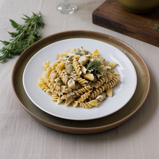 Pasta Shells With Lemon Vinaigrette recipe image
