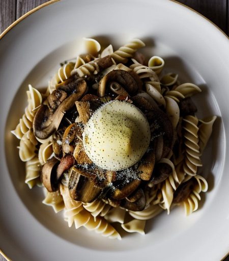 Pasta Shells With Wild Mushroom Meat Ragu - House Beautif recipe image