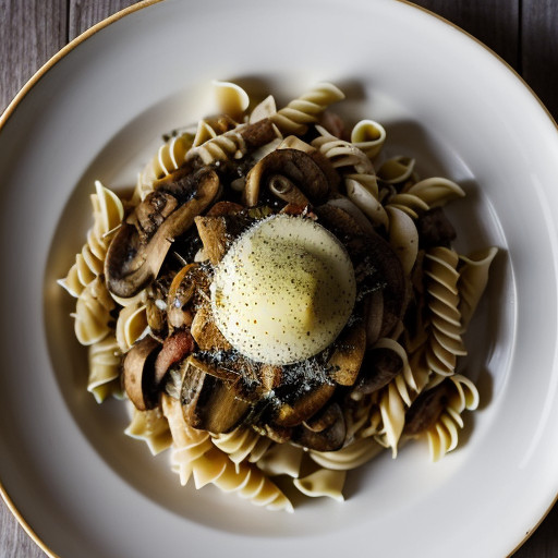 Pasta Shells With Wild Mushroom Meat Ragu - House Beautif recipe image