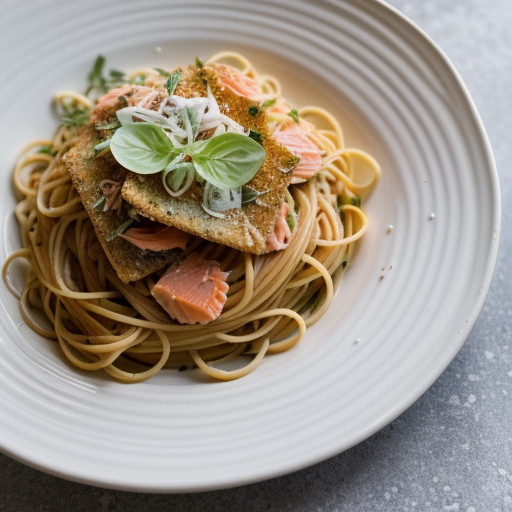 Pasta & Smoked Salmon Salad recipe image