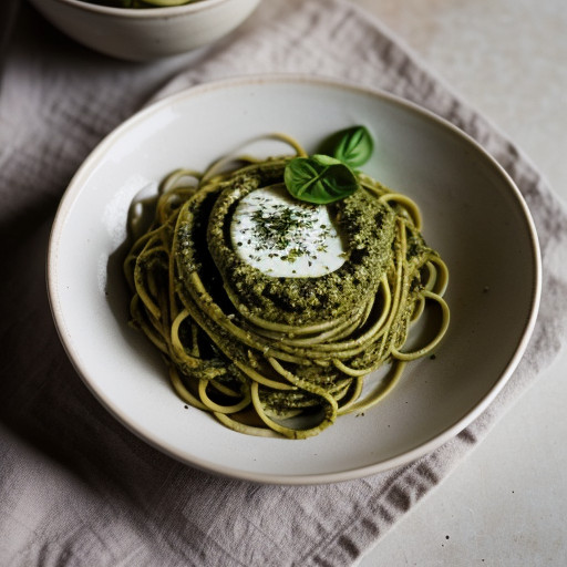 Pasta & Spinach Pesto recipe image