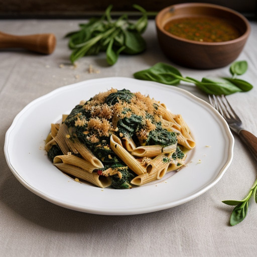 Pasta Toss With Spinach & Pepperoni recipe image