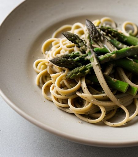 Pasta Twists With Asparagus Sauce*** recipe image