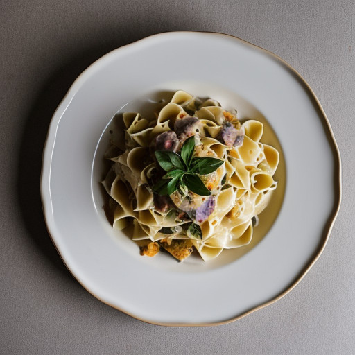 Pasta & Vegetable Carbonara recipe image