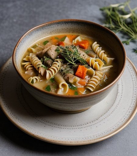 Pasta Vegetable Chowder recipe image