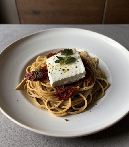 Pasta W/ Smoked Mozzarella, Asparagas & Dried Tomatoes #2 recipe image