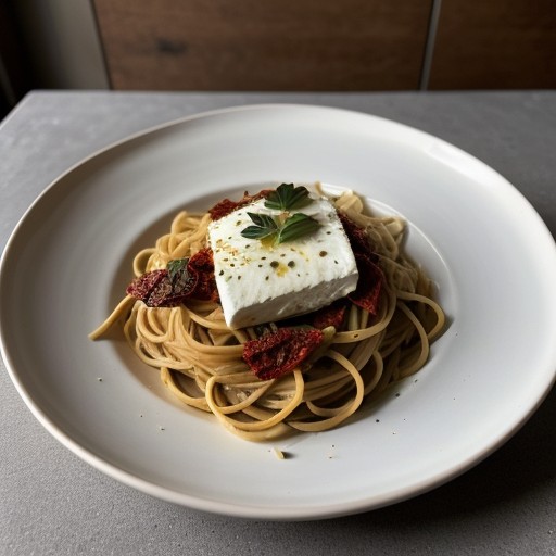 Pasta W/ Smoked Mozzarella, Asparagas & Dried Tomatoes #2 recipe image