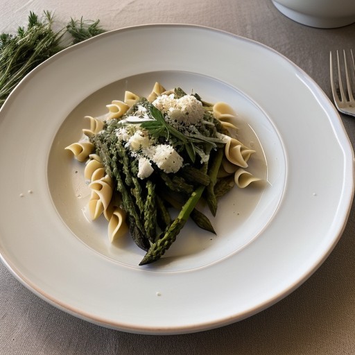 Pasta With Asparagus (2 recipe image