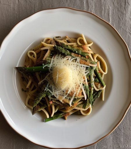 Pasta With Asparagus recipe image