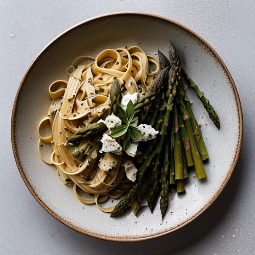 Pasta With Asparagus Salad recipe image