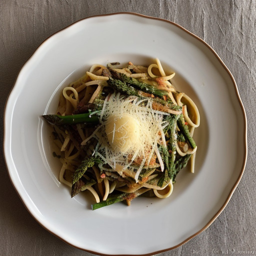 Pasta With Asparagus recipe image