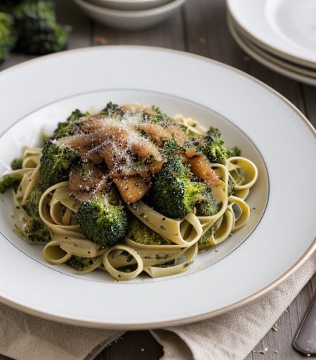 Pasta With Broccoli & Garlic recipe image