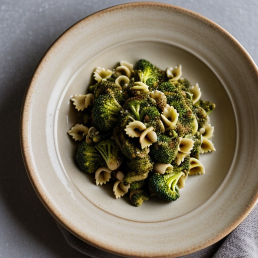 Pasta With Broccoli-Pine Nut Pesto recipe image