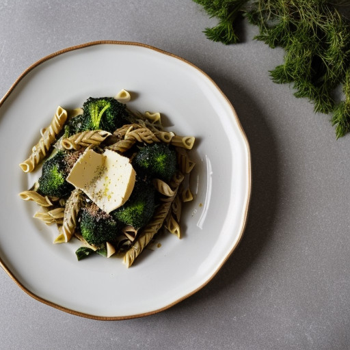Pasta With Broccoli & Spinach recipe image