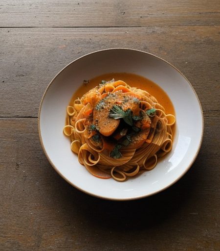 Pasta With Carrot Sauce recipe image