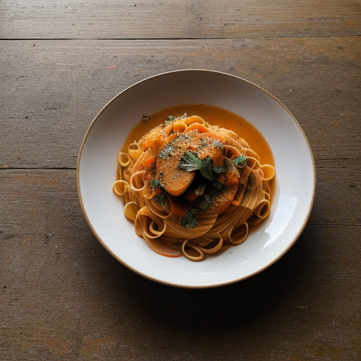 Pasta With Carrot Sauce recipe image