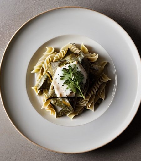 Pasta With Catfish & Artichokes recipe image