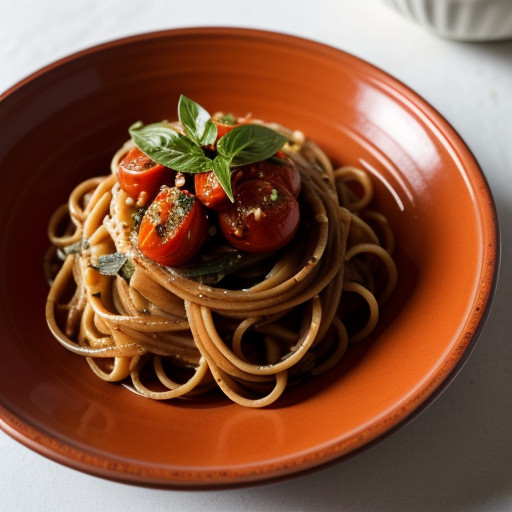 Pasta With Cherry Tomato Sauce recipe image