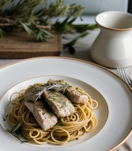 Pasta With Chicken & Brocoli recipe image