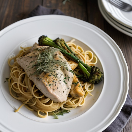 Pasta With Chicken & Brocoli recipe image