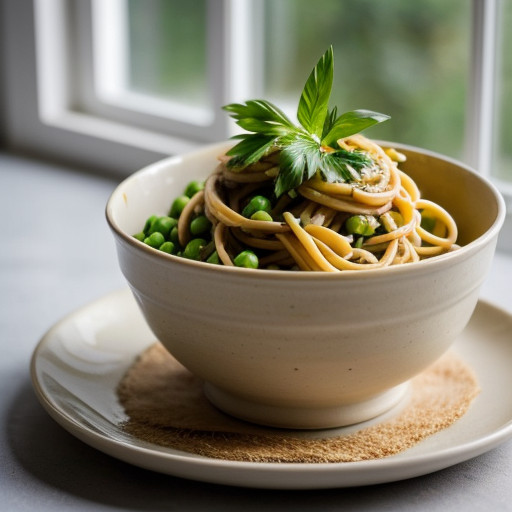 Pasta With Chinese Tahini Sauce recipe image