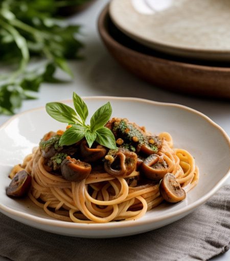 Pasta With Chunky Tomato Sauce recipe image