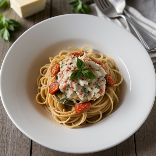 Pasta With Crab Sauce recipe image