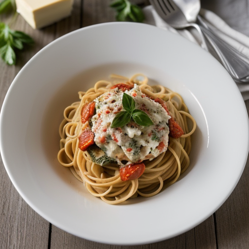 Pasta With Crab Sauce recipe image