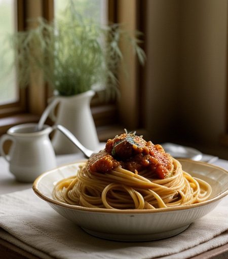 Pasta With Fennel Tomato Sauce recipe image