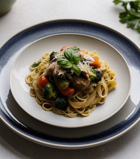 Pasta With Fresh Vegetables recipe image