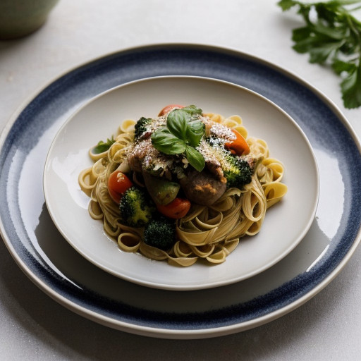 Pasta With Fresh Vegetables recipe image