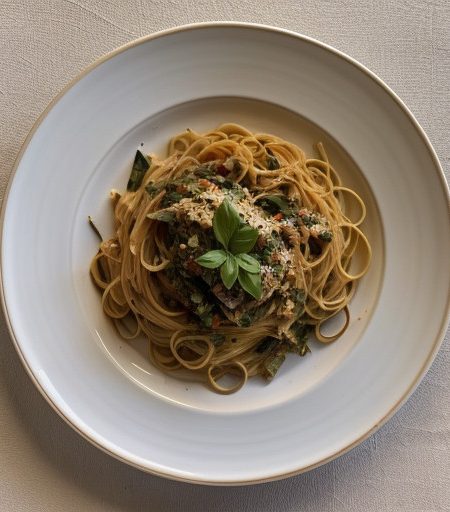 Pasta With Garlic & Olive Oil recipe image