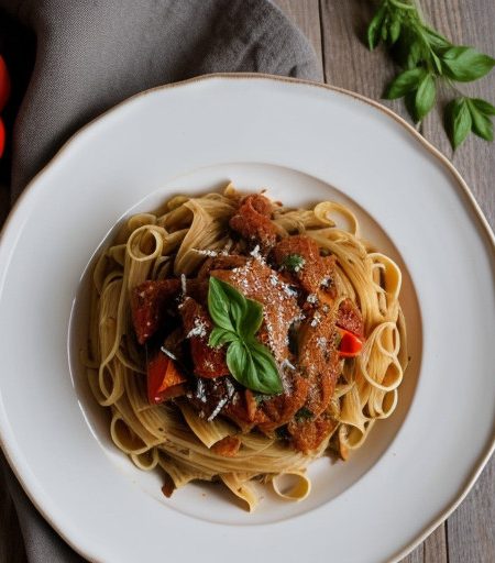 Pasta With Hot Peppers recipe image