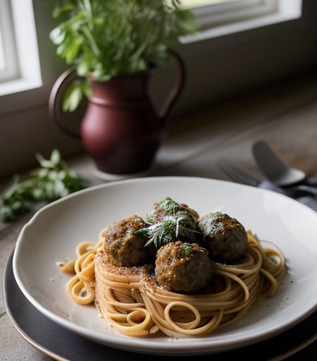 Pasta With Meatballs recipe image