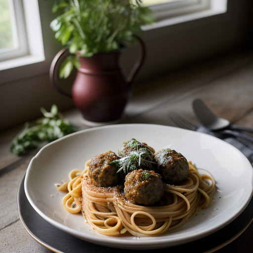 Pasta With Meatballs recipe image