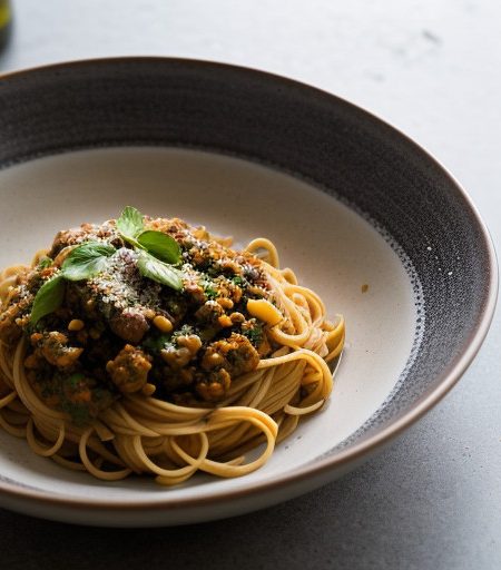 Pasta With Mexican Turkey Picadillo Sauce recipe image