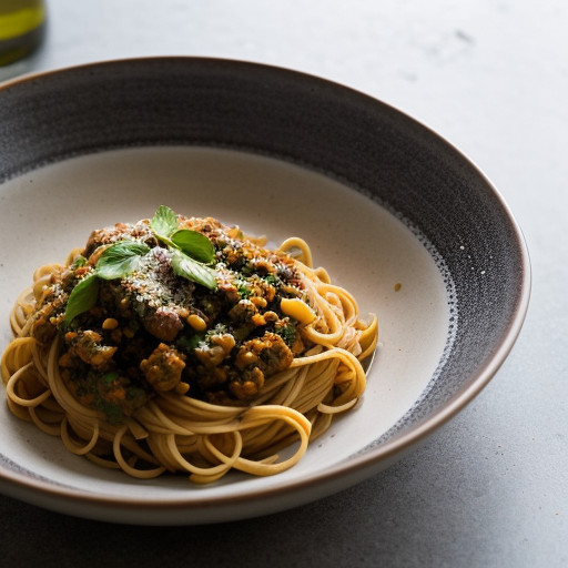 Pasta With Mexican Turkey Picadillo Sauce recipe image