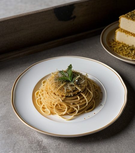 Pasta With Mizithra recipe image
