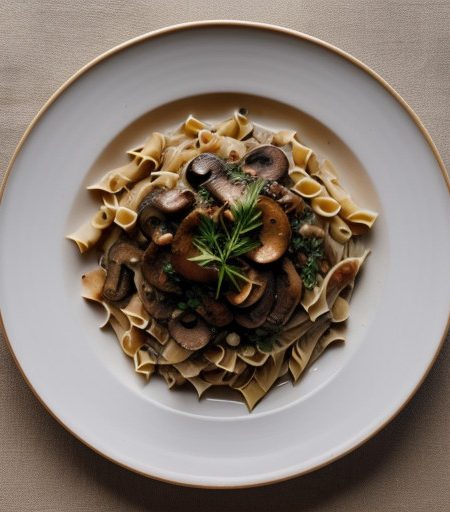 Pasta With Mushrooms recipe image
