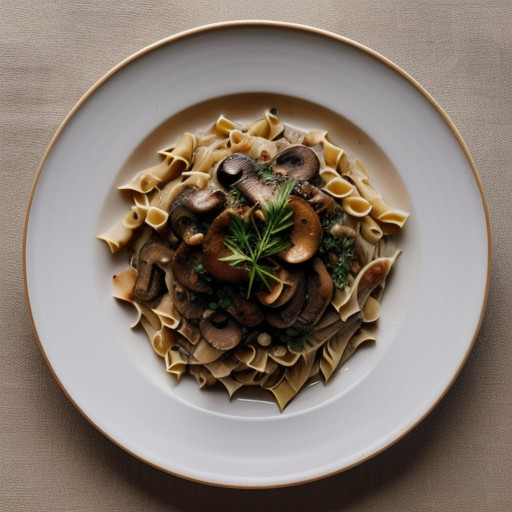 Pasta With Mushrooms recipe image