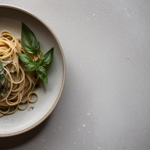 Pasta With Oil and Garlic Sauce recipe image