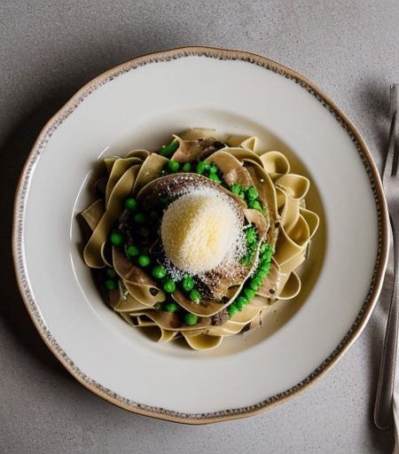 Pasta With Peas recipe image