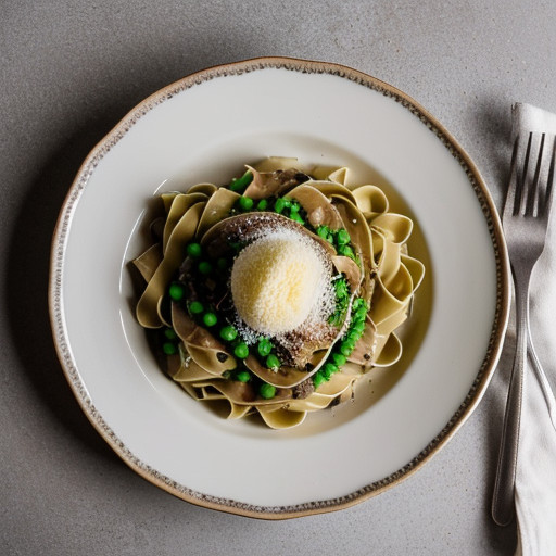 Pasta With Peas recipe image