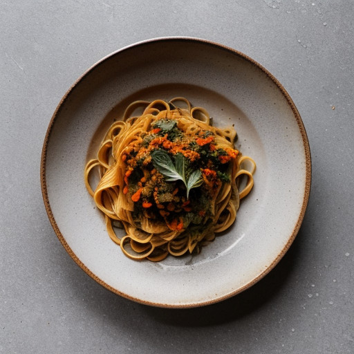 Pasta With Roasted Carrot Sauce recipe image